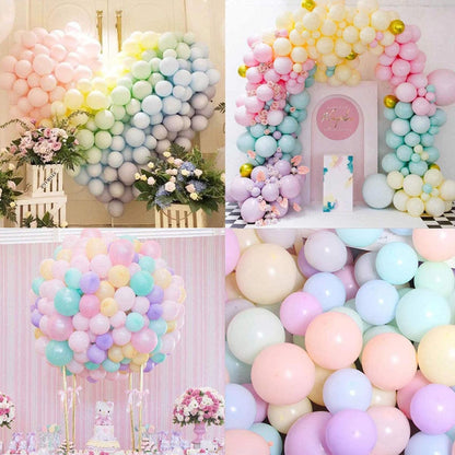QIFU Set 52 Baloane Pastel Macaron pentru Petrecere