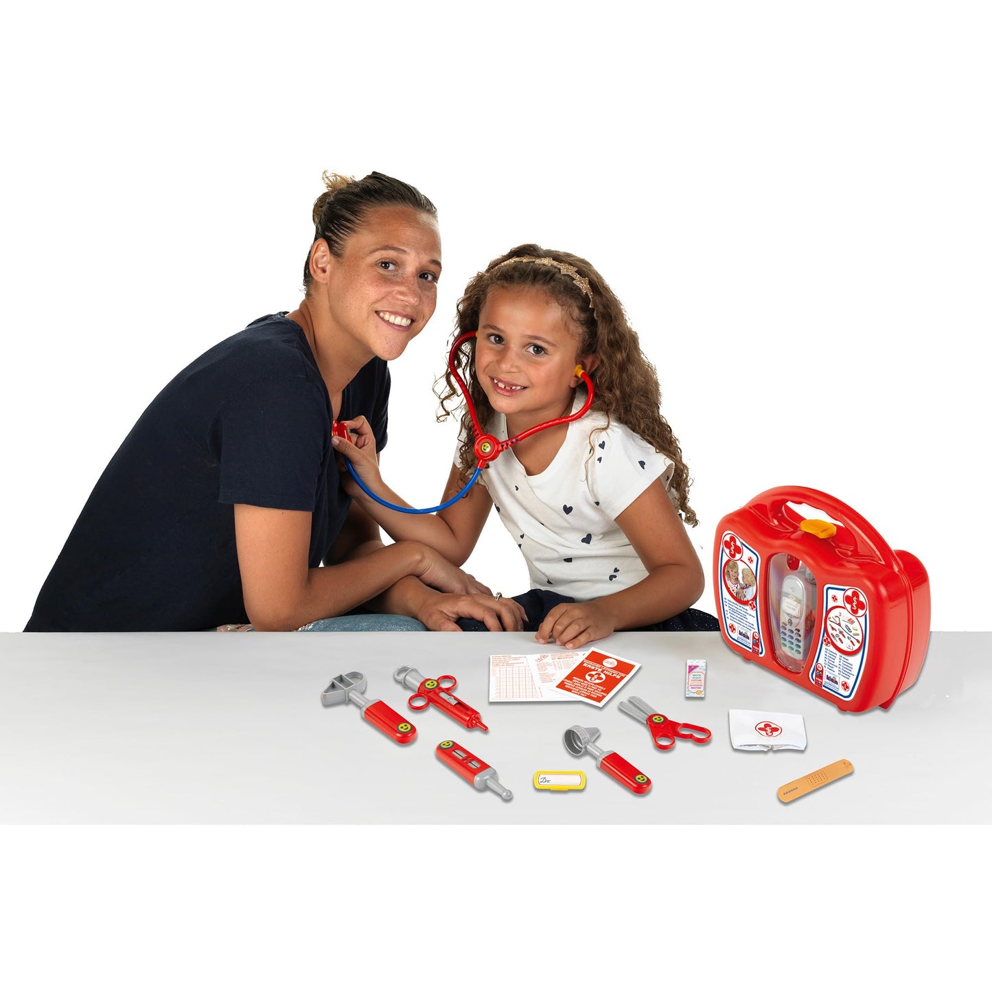 Theo Klein 4350 Set de joacă Doctor cu Telefon Jucărie și Accesorii Medicale pentru Copii de la 3 Ani