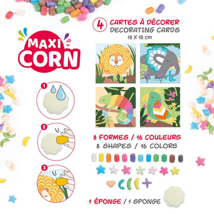 Maxi Corn Mozaic Junglă, 4 carduri activitate, 3+ ani