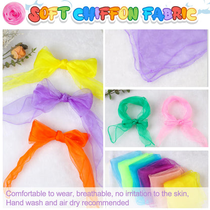 Hopton Set 20 batiste de jonglare chiffon, 60x60 cm