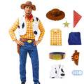 AYYOHON Woody Set costum cowboy șerif pentru adulți cu pălărie și accesorii L