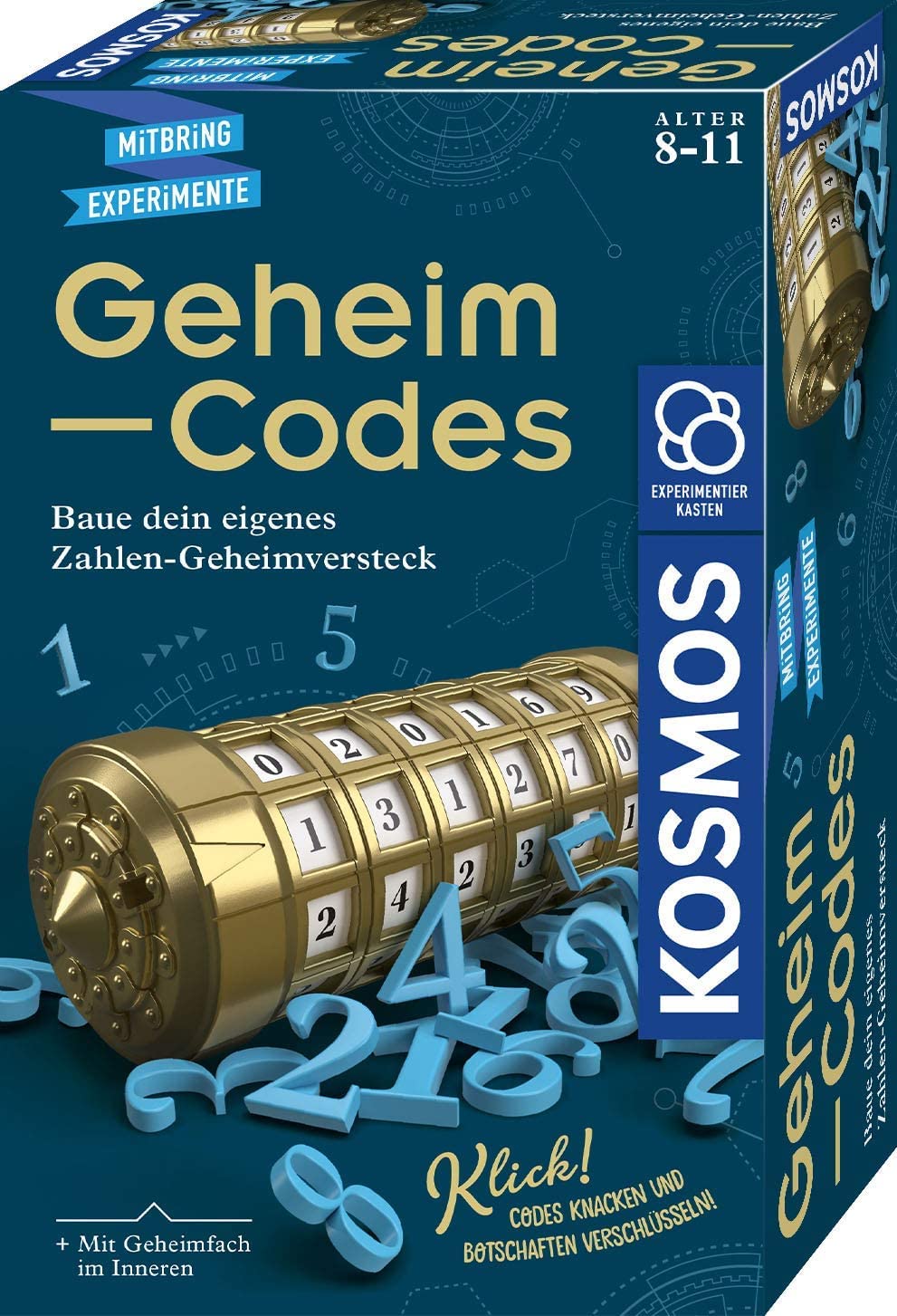 Kosmos 658076 Set de experimente cu coduri secrete 6 cifre pentru copii 8-11 ani (limba germană)