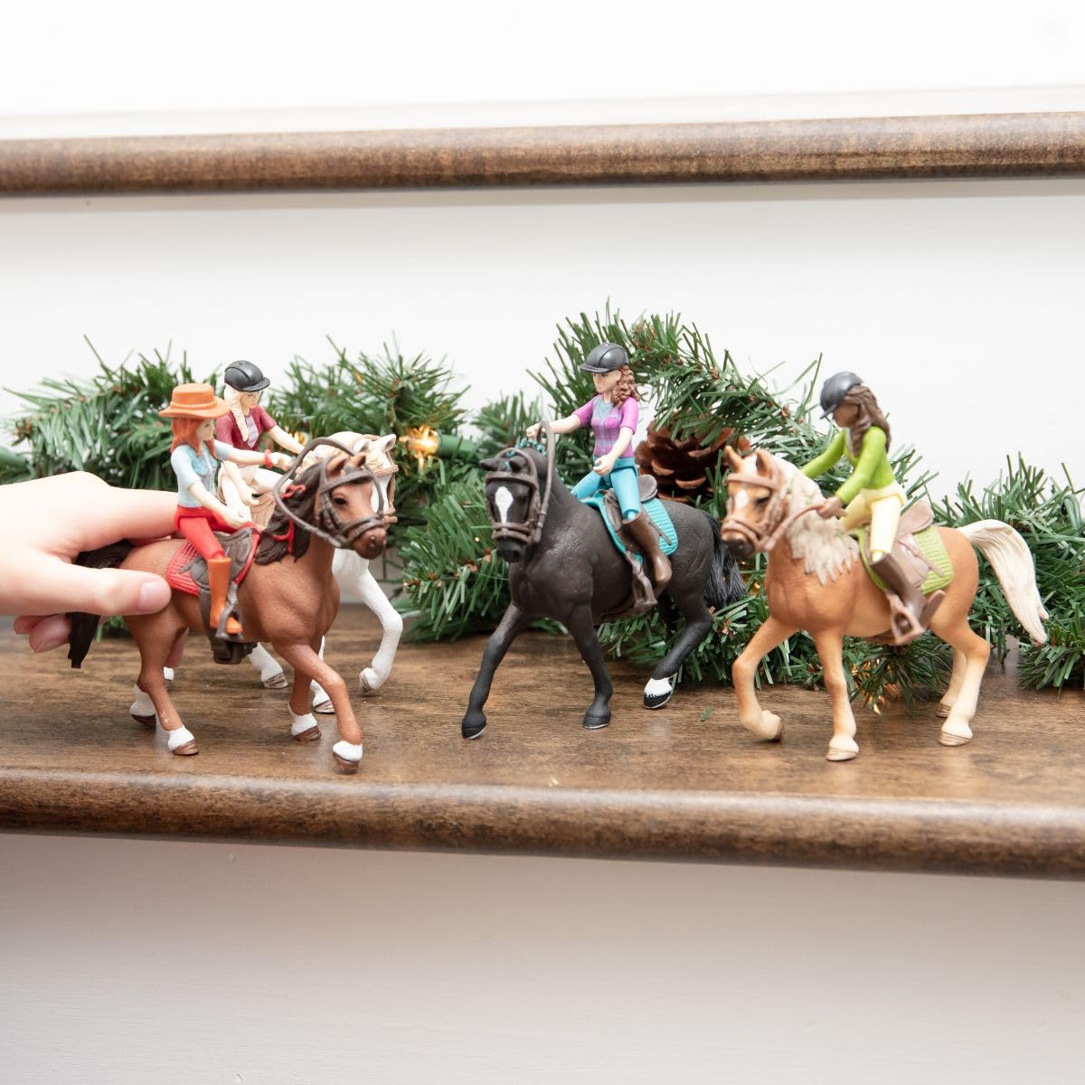 Set de joacă Schleich 72221 HORSE CLUB - Ausritt, 40 piese, pentru copii de la 5 ani, exclusiv pe Amazon