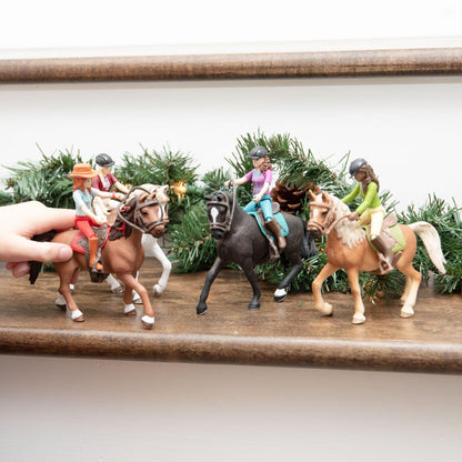 Set de joacă Schleich 72221 HORSE CLUB - Ausritt, 40 piese, pentru copii de la 5 ani, exclusiv pe Amazon
