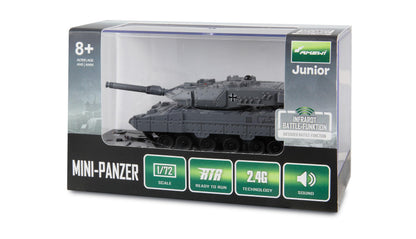 Amewi Leopard II Mini-Tanc RC 1:72 Lupta IR, 8+ ani