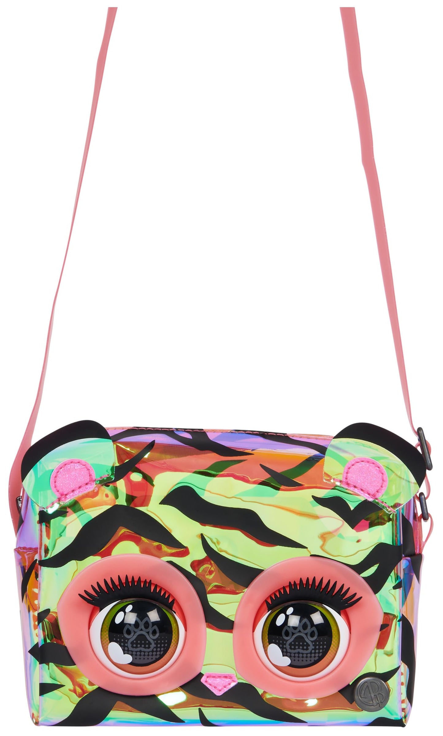 Purse Pets Geanta Tigru Holografica, 30+ sunete, 4+ ani