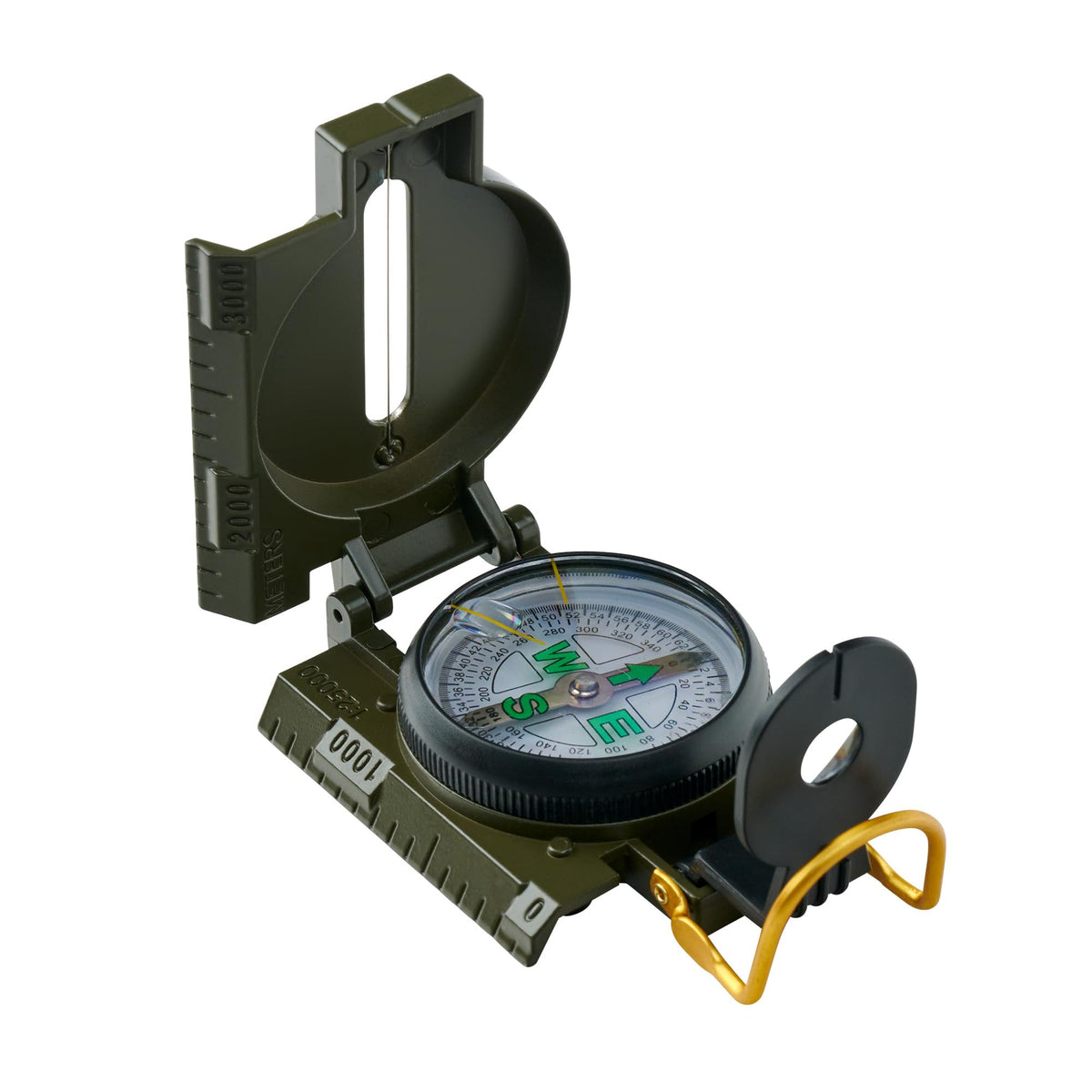 Simba 109452665 Busolă pentru copii Scout cu carcasă metalică și vizor pliabil 5+ ani