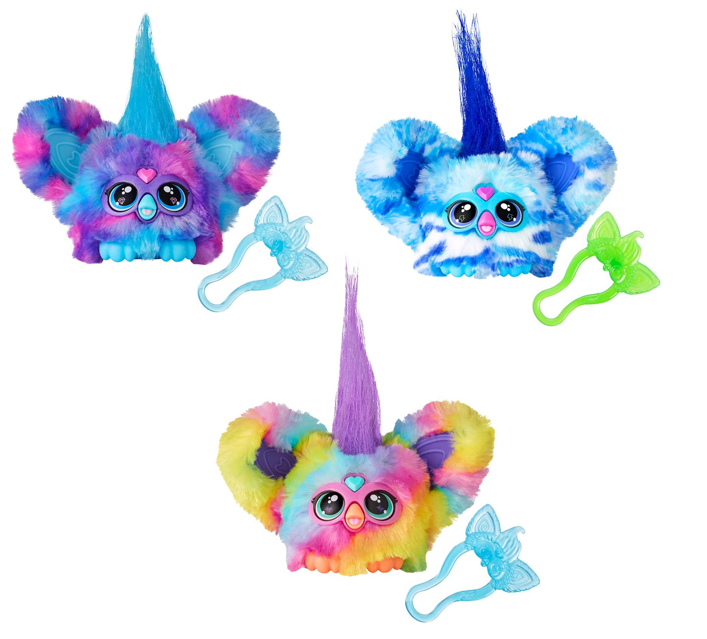 Furby Furblets Set 3 mini plușuri electronice cu sunete