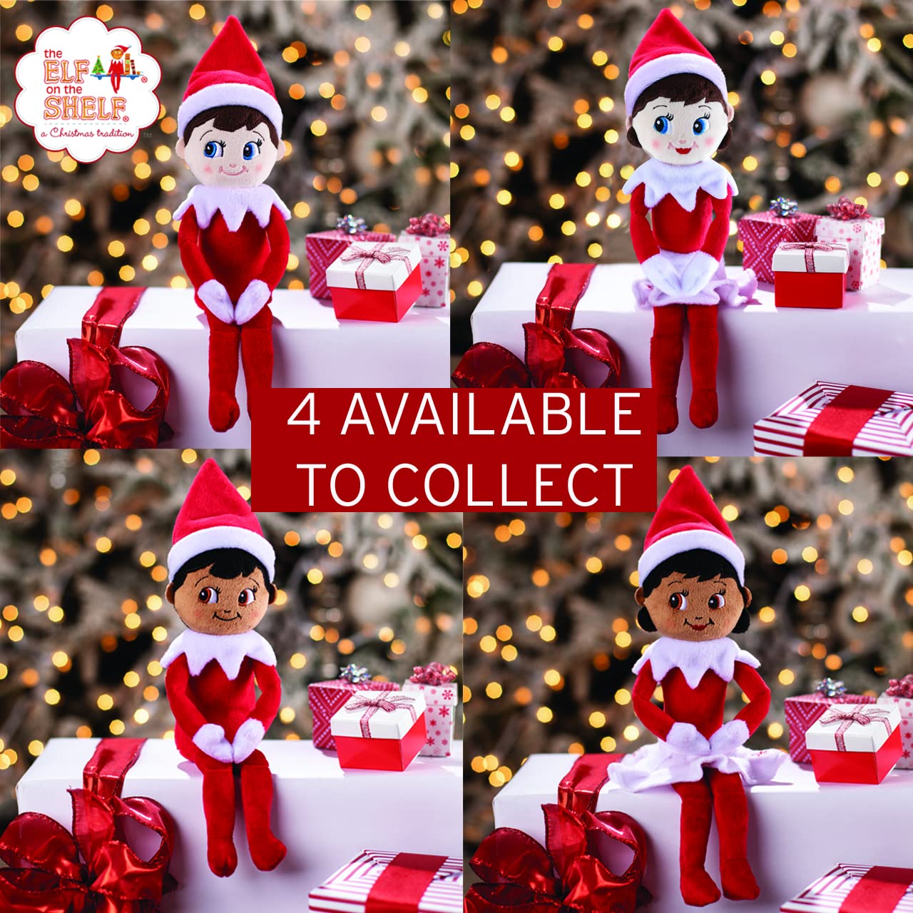 Elf pe Raft Plushee Pals Fetiță, 34 cm