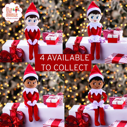 Elf pe Raft Plushee Pals Fetiță, 34 cm
