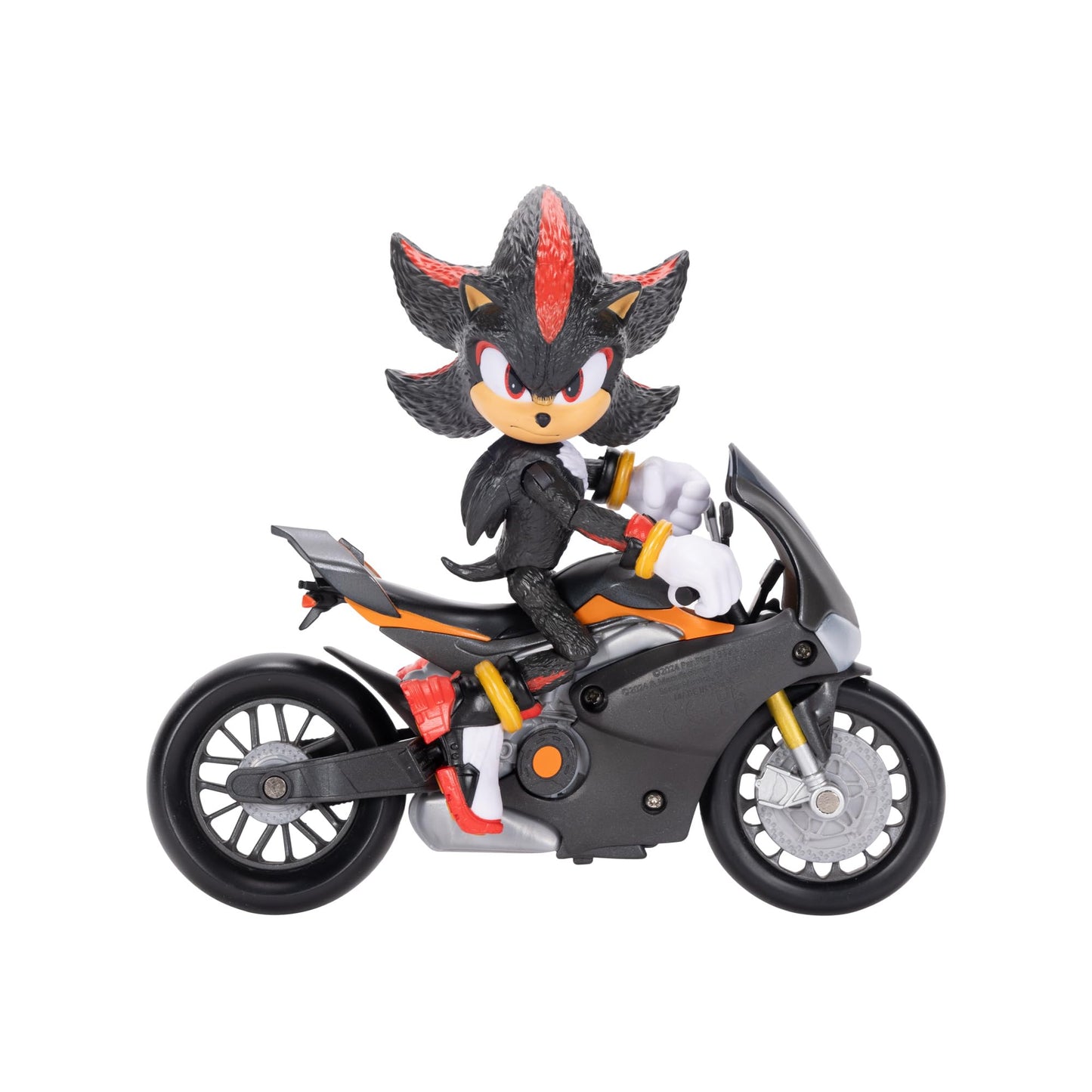 SONIC Figurina Shadow cu motocicleta, 13 cm