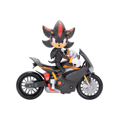 SONIC Figurina Shadow cu motocicleta, 13 cm