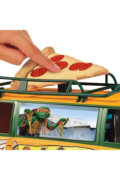 TMNT Mutant Mayhem Furgoneta Pizza Fire Delivery, 4-7 ani