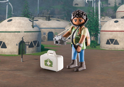 PLAYMOBIL DreamWorks Dragons 71082 Set de joacă cu dragon Plowhorn și D'Angelo 17 piese pentru copii de la 4 ani