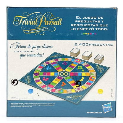Joc de societate Trivial Pursuit (Versiunea Spaniolă), Multicolor - Hasbro Gaming