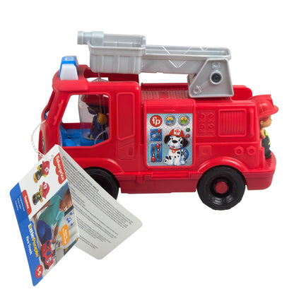 Fisher-Price HYR88 Camion pompieri Little People, 1+ an