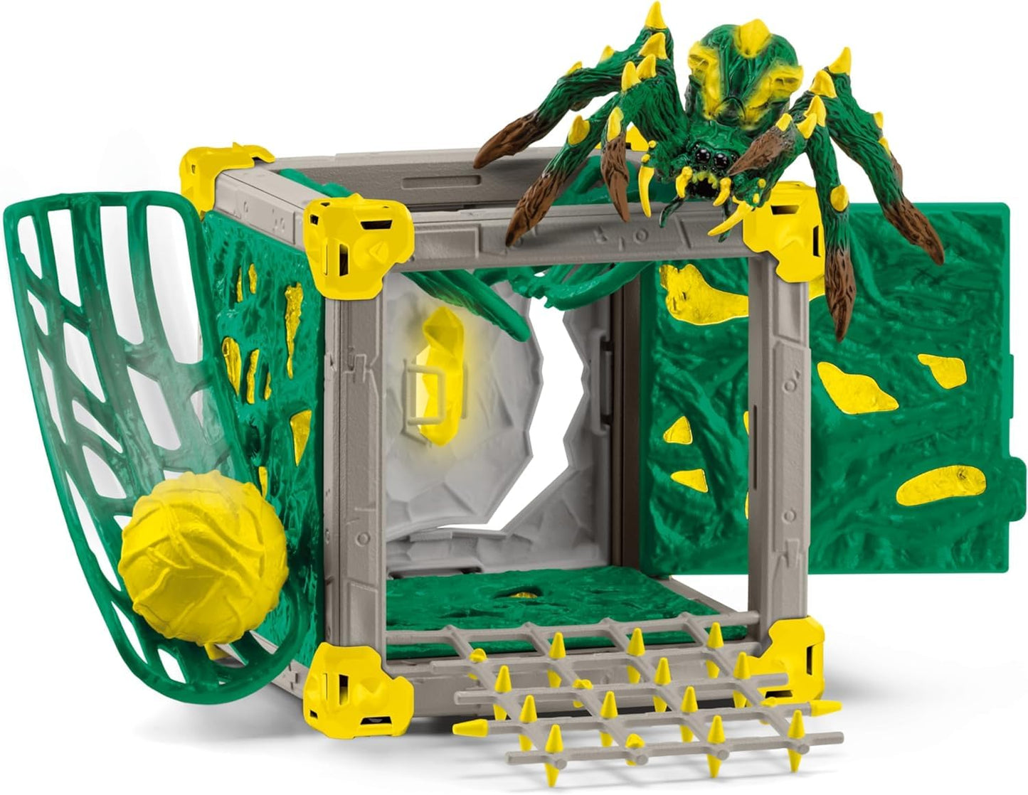 Schleich 42678 BattleCave Dschungeltarantel - Set de joc ELDRADOR CREATURES, 28 piese, recomandat de la 7 ani