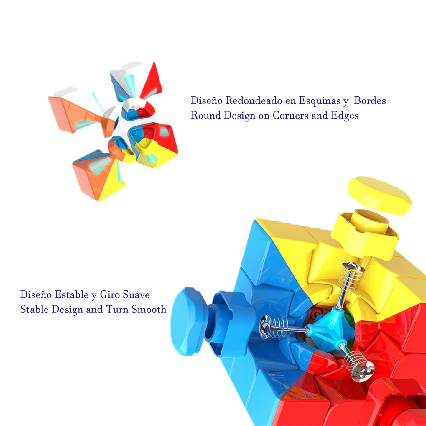 Carnavalife Cub Rubik Speed Stickerless Puzzle educational