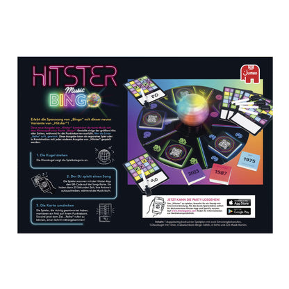 Hitster Bingo Joc muzical, 2-6 jucatori, 12+ ani