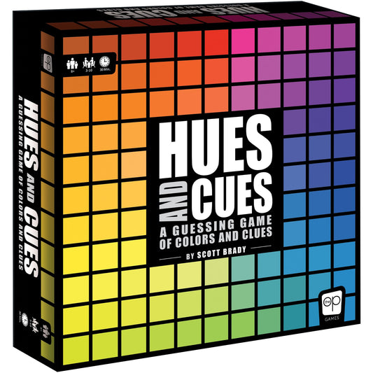 Hues and Cues – Joc de societate pentru seri de familie – Joc de petrecere – The OP Usaopoly – Pentru 3-10 jucători – Versiune în engleză