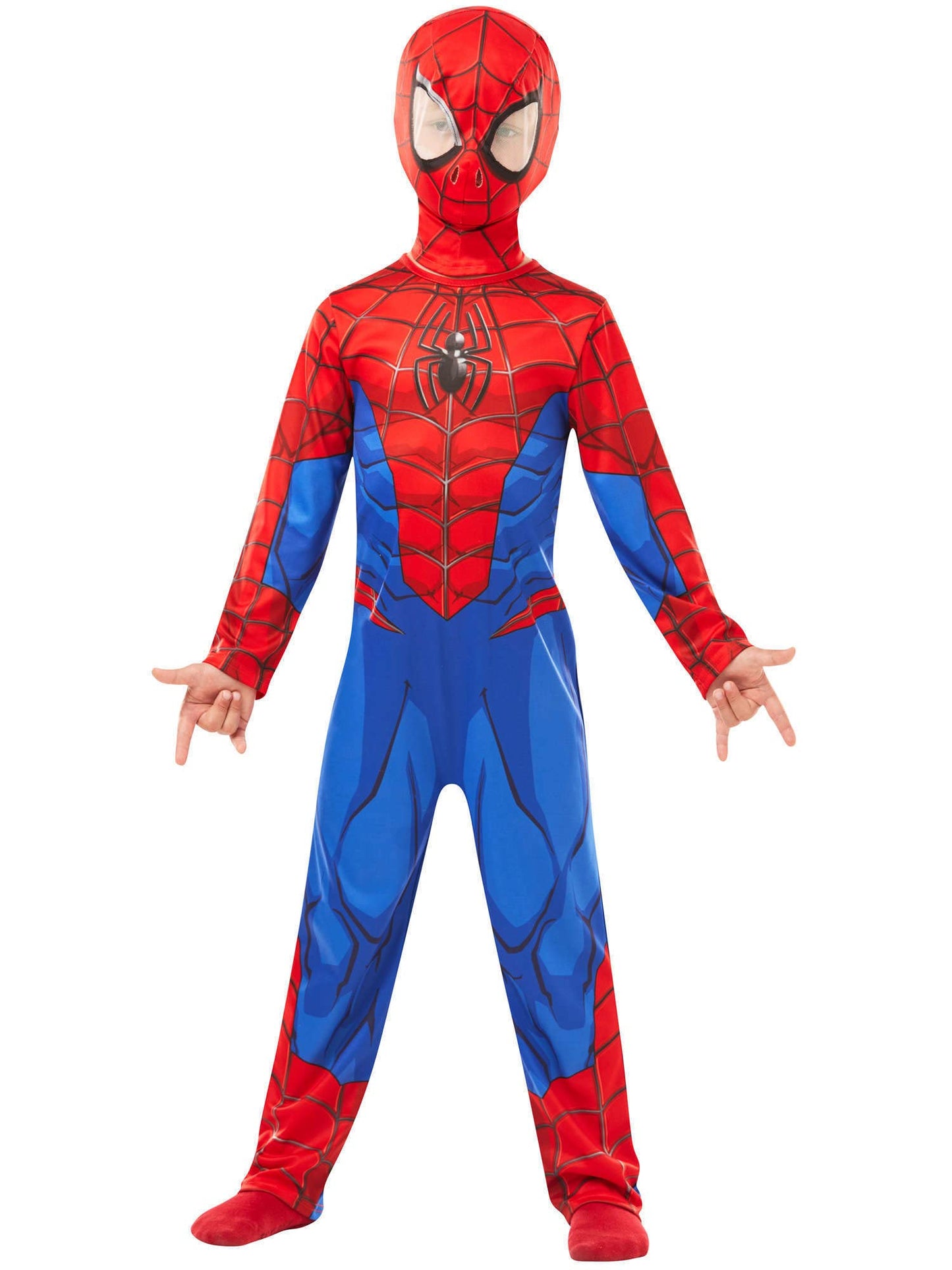 Rubie's 640840L Marvel Spider-Man Costum Clasic pentru Copii, Mărimea L 7-8 ani