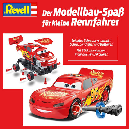 Revell - Mașină de Jucărie Lightning McQueen Disney-Cars (Lumini & Sunete)