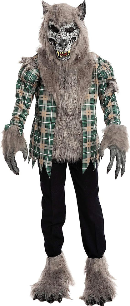 Spooktacular Creations Costum lup cu mască, 5-7 ani