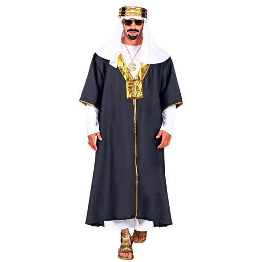WIDMANN MILANO Costume de Petrecere - Kostüm Sultan, Tunică cu Robă, Turban, Arab, Scheic, Carnaval, Petrecere Tematică
