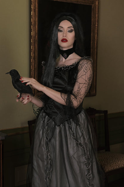 Boland Perucă Vrăjitoare pentru Adulți Perucă Femei pentru Halloween și Carnaval Accesoriu pentru Costum de Vrăjitoare