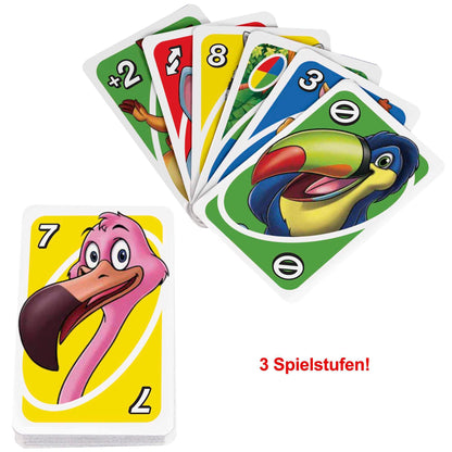 Mattel Games Uno Junior Joc de Cărți, 3+ ani