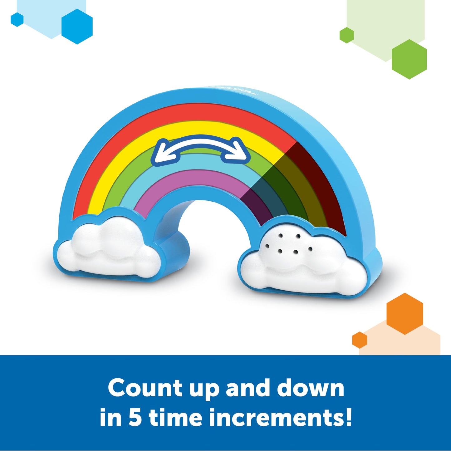 Learning Resources Ceas vizual Timer Curcubeu, 3+ ani