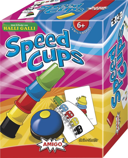 AMIGO 03780 Speed Cups Joc de îndemânare, 6+ ani