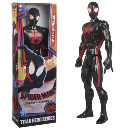 Figură Spider-Man Marvel Miles Morales, 30 cm, Across The Verse, pentru copii de la 4 ani