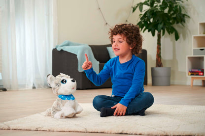 Simba ChiChi Love Husky interactiv 30 cm, 3+ ani