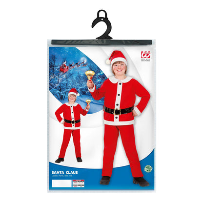 Costum de Crăciun pentru copii WIDMANN MILANO - Santa Boy, Moș Crăciun, Costum de Sărbătoare