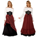 FORMIZON Rochie Medievala cu Accesorii Victorian, set