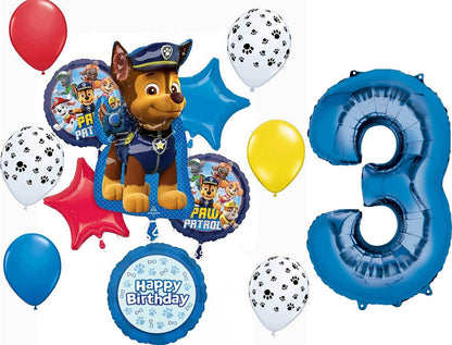 Anagram Paw Pups on Patrol Set de baloane pentru petrecere zi de naștere 3 ani 13 piese