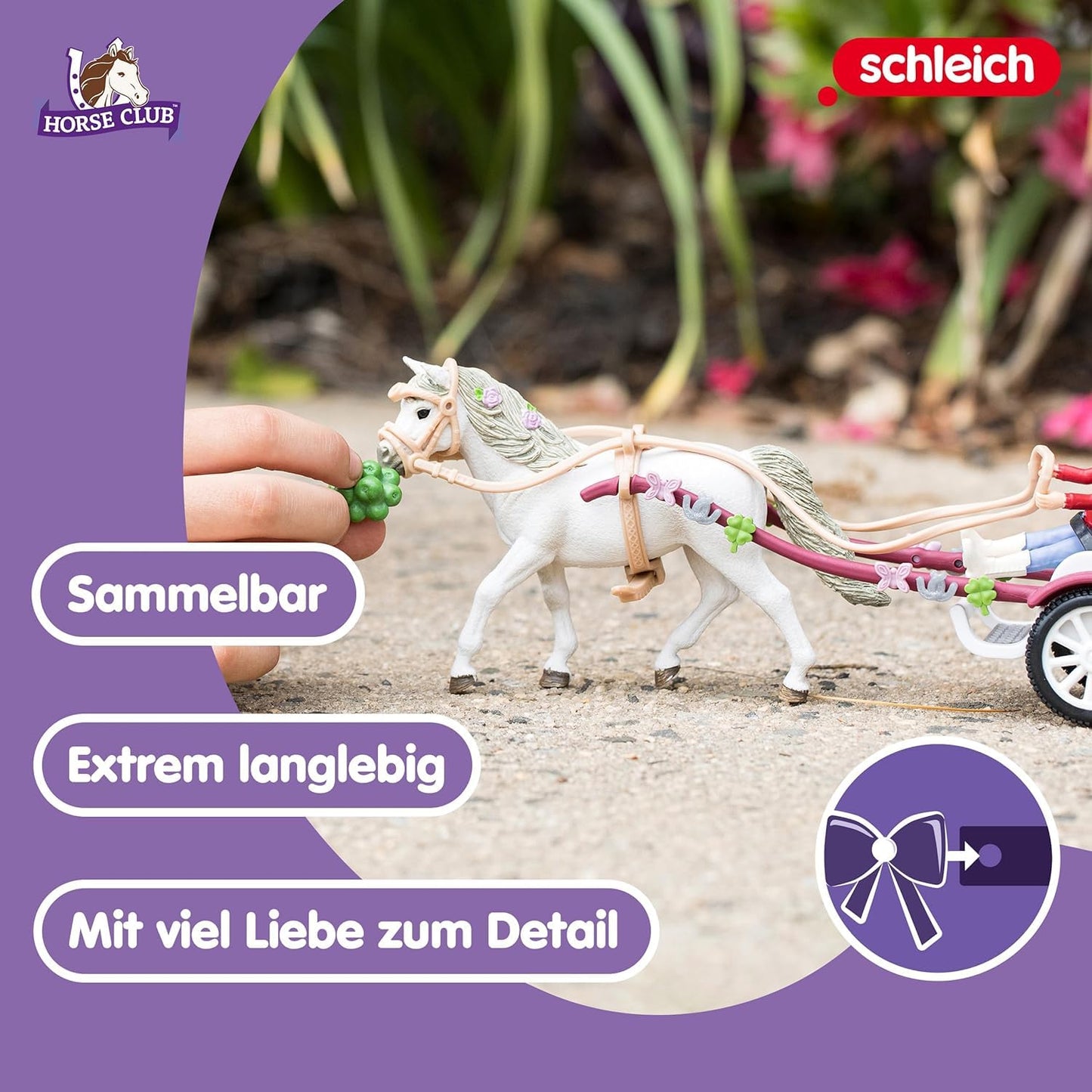 Schleich 42467 Horse Club Trăsură pentru Spectacol, 5+ ani