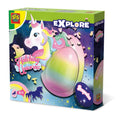 SES Creative Einhorn Ei Set de joacă cu unicorn care crește în apă din materiale sigure pentru fete de la 5 ani