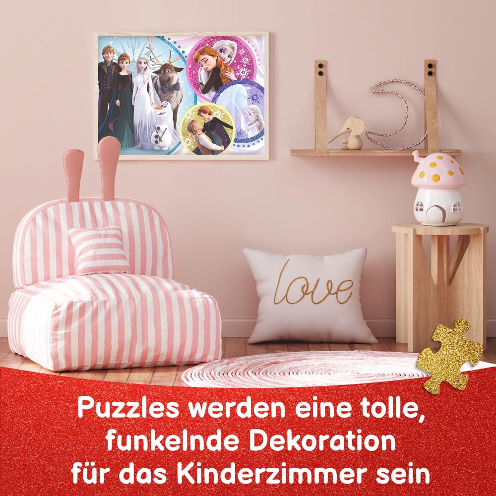 Trefl Glitter Puzzle 100 piese Gabby's Dollhouse