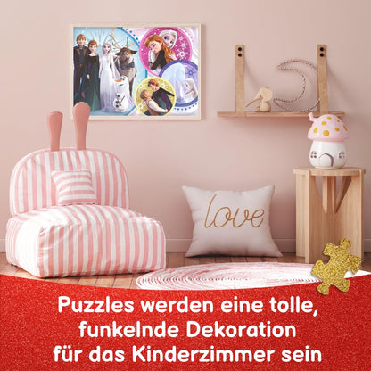 Trefl Glitter Puzzle 100 piese Gabby's Dollhouse