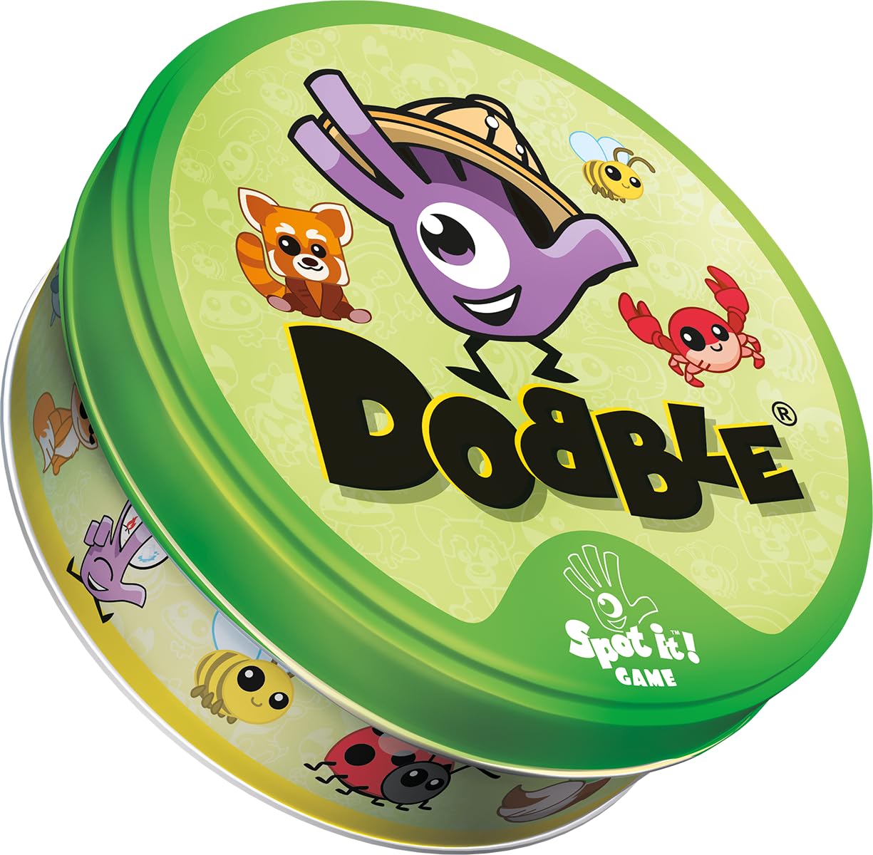 Zygomatic, Dobble Kids, Eco-Sleeves, Jocuri pentru copii, Joc de cărți, 2-8 jucători,, Germană