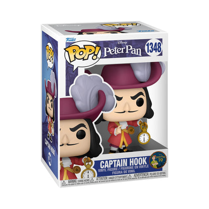 Peter Pan - Captain Hook, Mov, 9.5 cm Funko Pop Disney