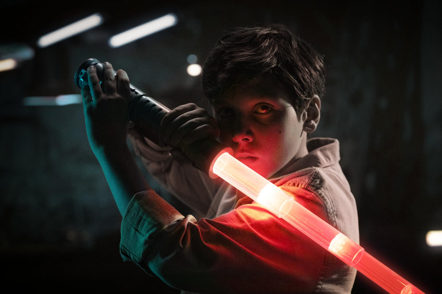 SABIA PUTERII Goliath Power Saber - Sabie laser pentru copii de la 6 ani, extensibilă automat, jucărie laser realistă, luptă intergalactică, 30cm/90cm extinsă