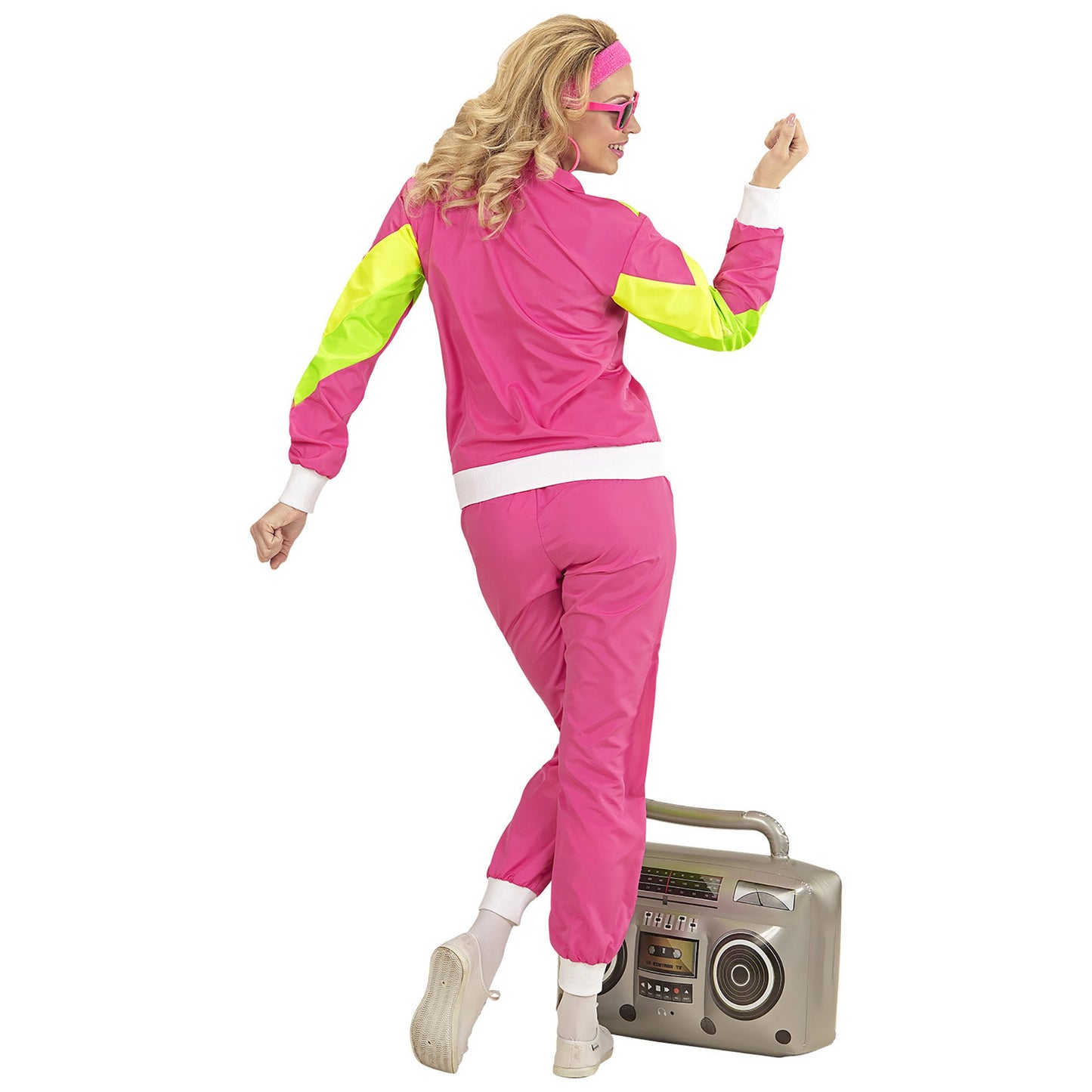 WIDMANN MILANO Fashion de Petrecere - Costum Trainingsanzug, Jacke și Hose, Outfit din Anii '80, Jogginganzug, Outfit de Gust Prost, Costume de Carnaval