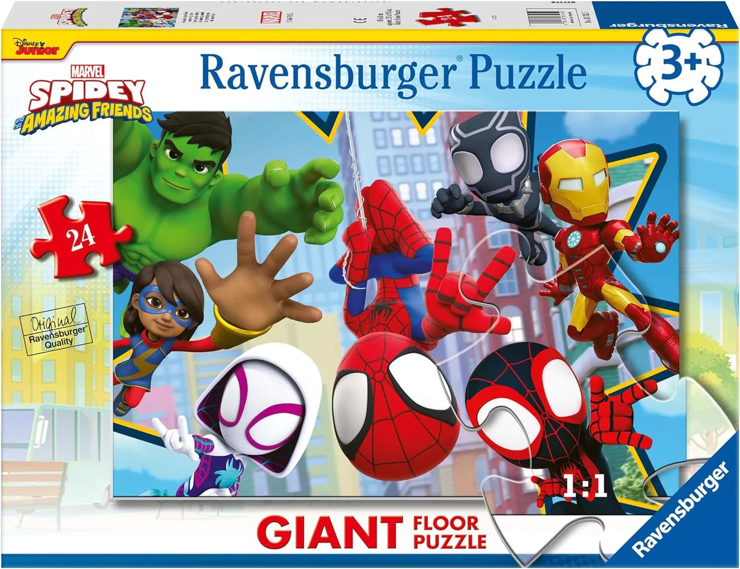 Puzzle 2D Spiderman Ravensburger 3182, Multicolor