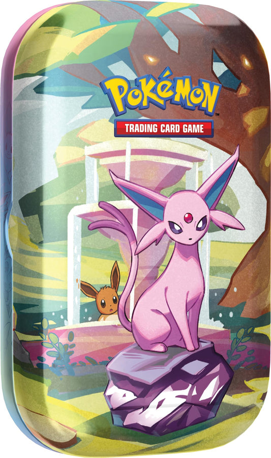 Pokémon TCG Scharlachrot und Violett Set de cărți cu 2 pachete booster și 1 monedă Mentali (limba franceză)