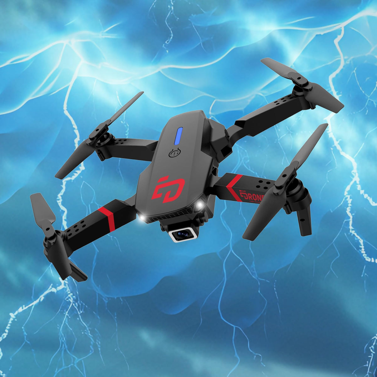 TURBO CHALLENGE Elite MKX Dronă cu 2 baterii reîncărcabile 8+ ani (negru)