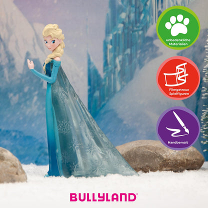 Bullyland 13413 - Set de figurine de jucărie aniversar Prințesa Elsa, Anna, Kristoff, Sven și Olaf din Walt Disney Regatul de Gheață, ideal ca mic cadou pentru copii de la 3 ani