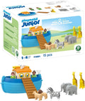 PLAYMOBIL JUNIOR Meine Mitnehm-Arche Noah Set de joacă sustenabil pentru copii de la 1 an
